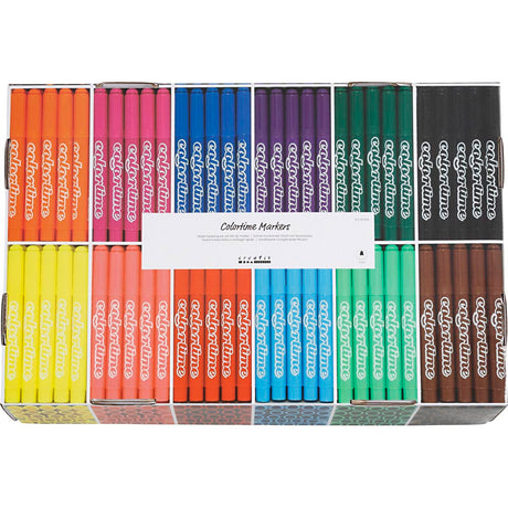 Pack en vrac Colortime avec 12 x 24 marqueurs géants colorés