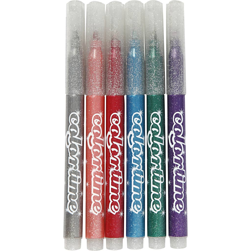 Marqueurs à paillettes Creativ Company, 6 pcs.