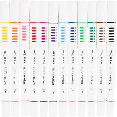 Marqueurs de croquis Creativ company couleur, 12 pcs.