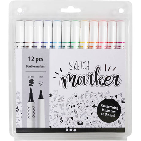 Marqueurs de croquis Creativ company couleur, 12 pcs.