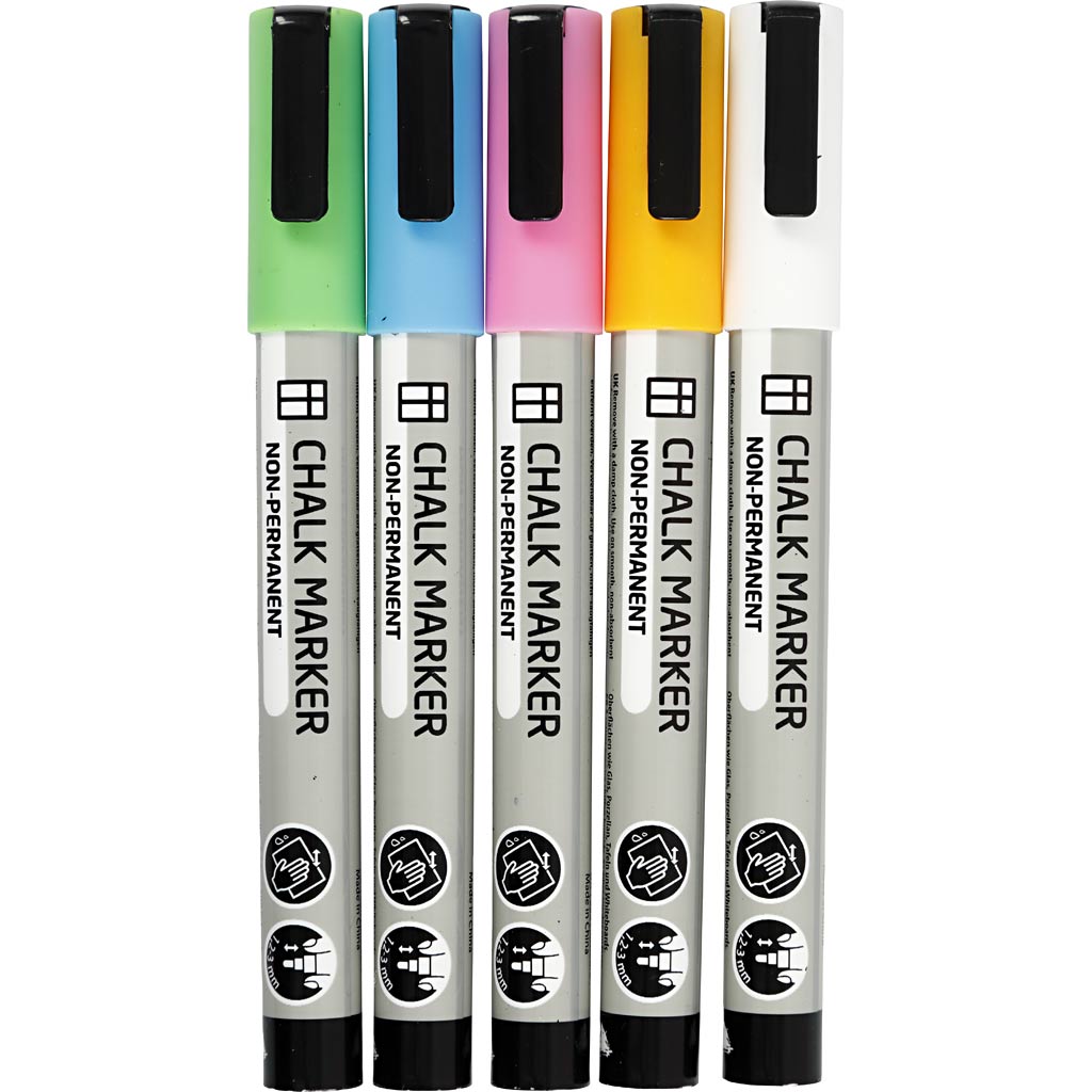 Creativ Company Krijt Markers Color, 5e.