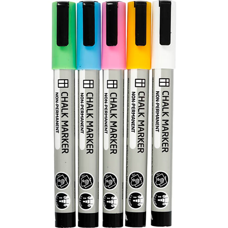 Creativ Company Krijt Markers Color, 5e.