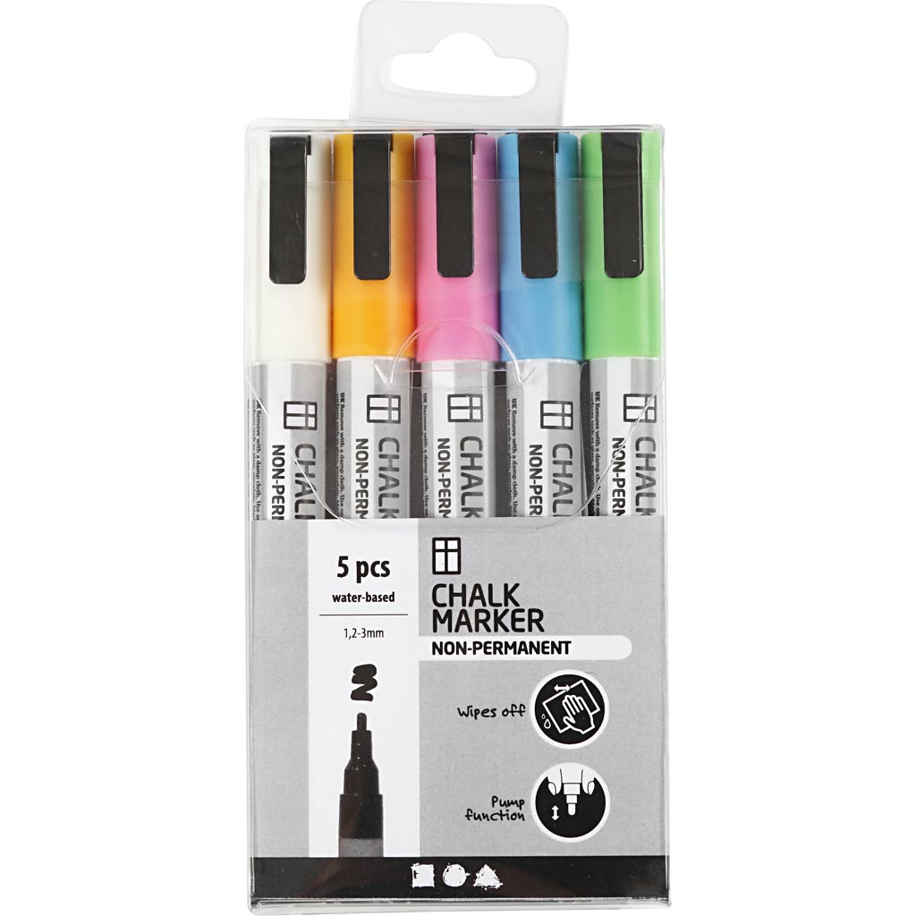 Creativ Company Krijt Markers Color, 5e.