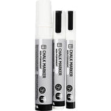 Creativ Company Chalkstifts White, 3e.