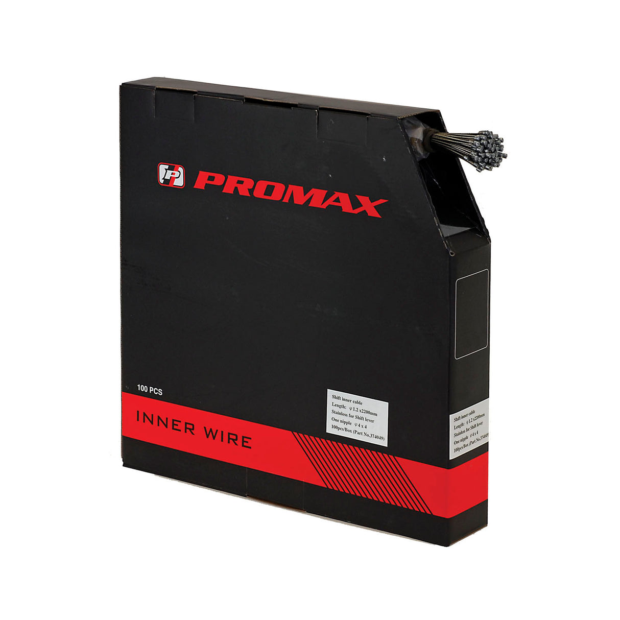 Pro max box engrenage câble intérieur 2200mm ø1,1mm inox par 100 pièces