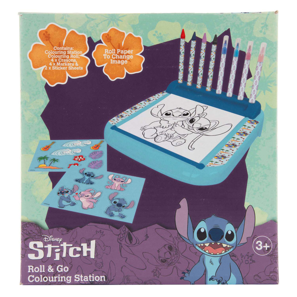 Tablero de dibujo Sambro Stitch con juego de colores en rollo, 12dlg.