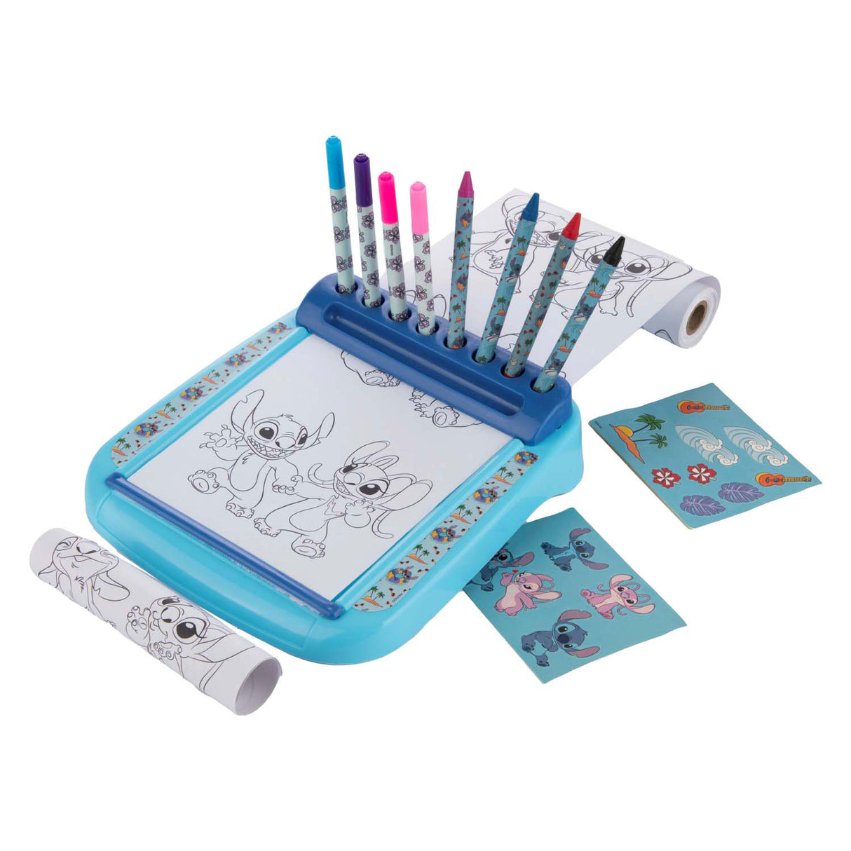 Sambro Stitch Draw Drain tavolo con set di colori rotoli, 12dlg.