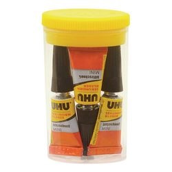 Superglue Uhu, 3x1 gr 1 boîte