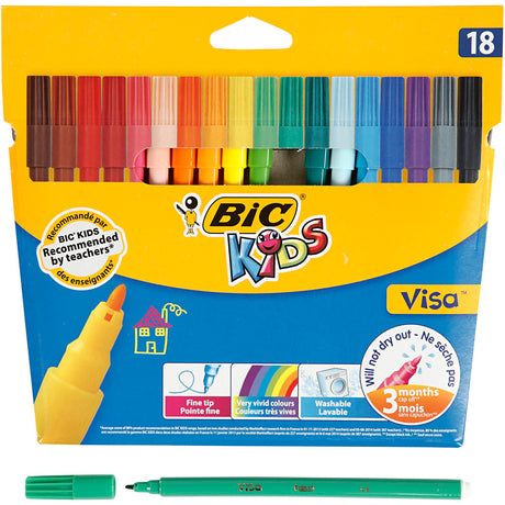 Https : www.cchobby.nl bic-visa-fine-coloured-tippers-line-width-1-6-mm-various-colours-18-piece-1-box