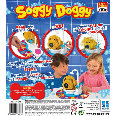 Jeu de chien détrempé