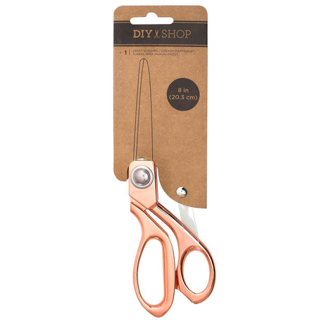 Artisanat américain • Ciseaux artisanaux pour magasin de bricolage, or rose 20 cm