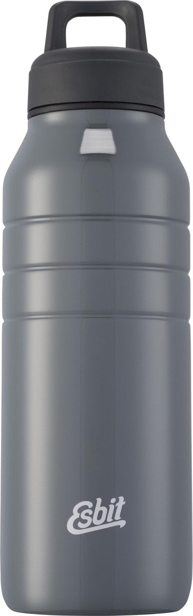 Bouteille d'eau Esbit majoris - 680 ml - gris froid - gourde en acier inoxydable - bouchon à boucle