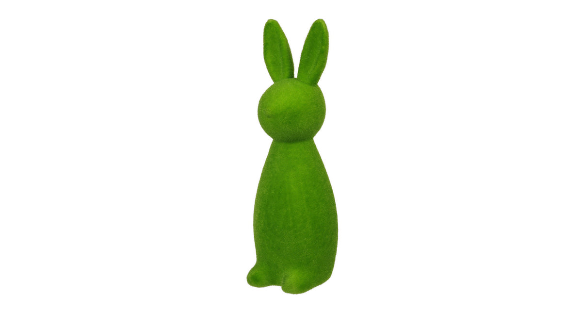 Pc. 1 flock rabbit standing green 46 cm
