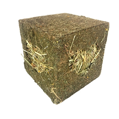 Cube à mâcher en bois de rose naturel I Love Hay