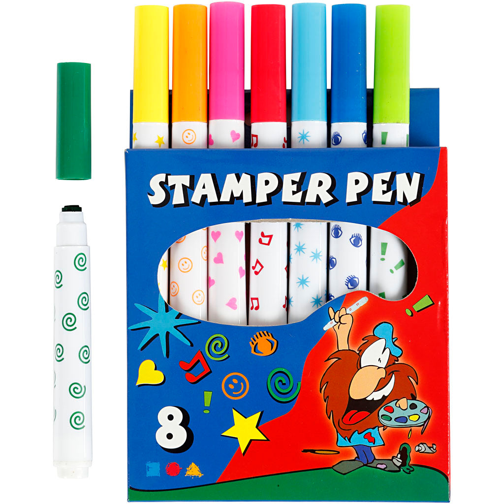 Https : www.cchobby.nl marqueurs de tampons-différentes-couleurs-8-pièces-1-boîte