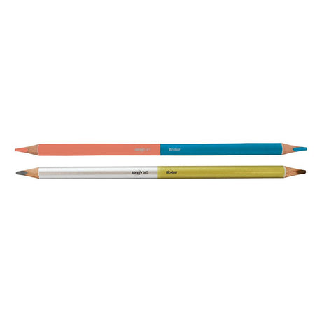 Crayon 12x2 couleurs. triangulaire. 3 mm g