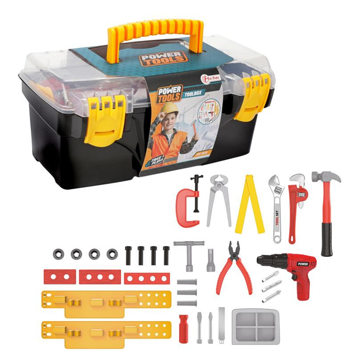 Toi-toys toi toys outils en boîte 35 pièces