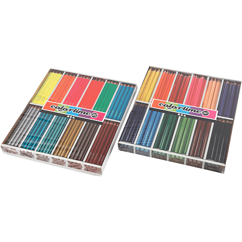 Crayons de couleur Creativ Company diverses couleurs, 288e.
