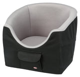 Trixie Dog Basket Siat to Seat Black Grey