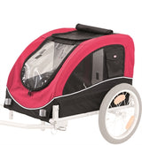 Trixie Dog Bike Cart schwarz rot