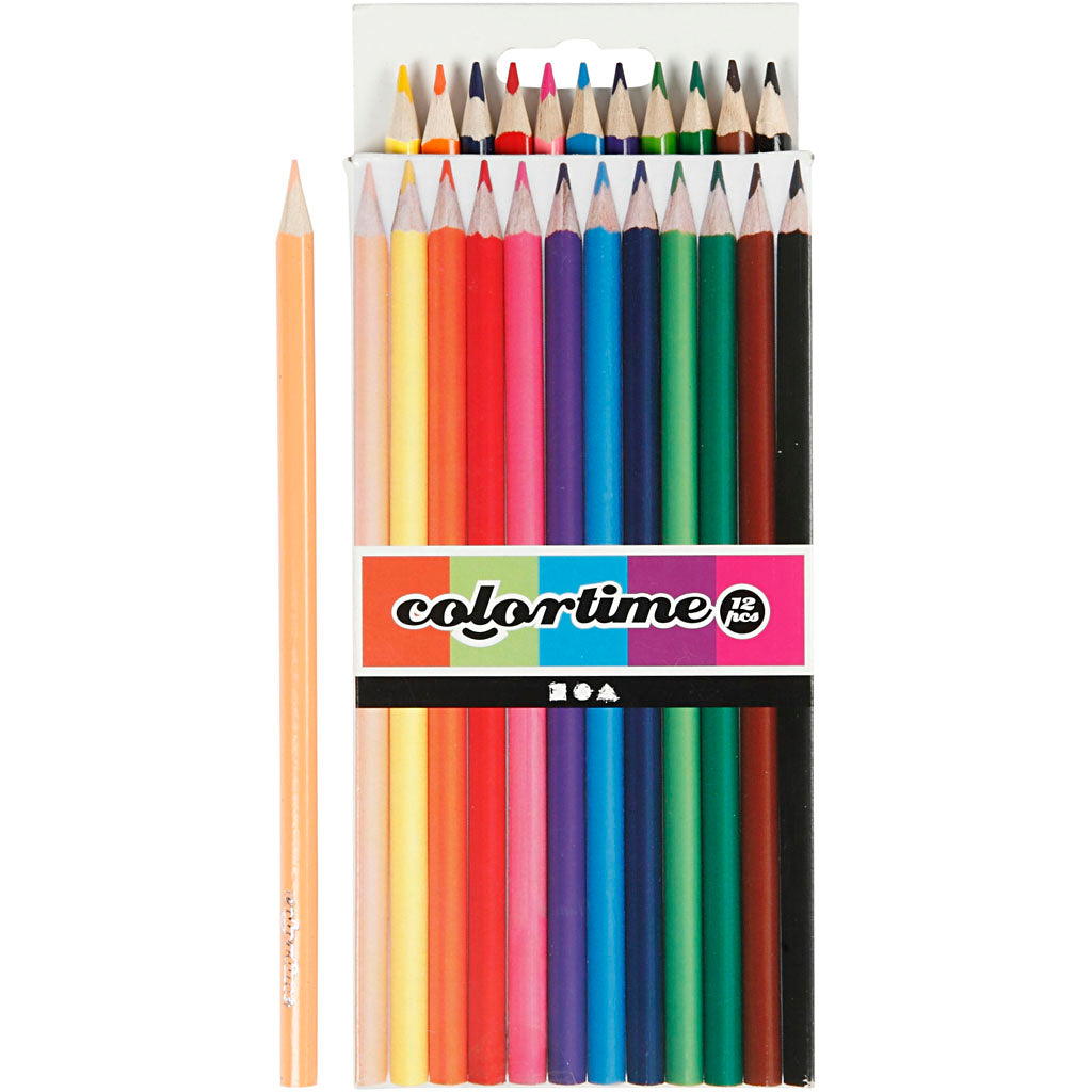Crayons de couleur Creativ company - couleurs de base, 12 pcs.