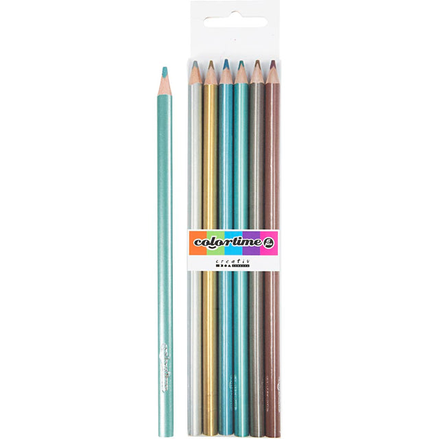Https : www.ccobby.nl colortime-colored-pencils-l-17-45-cm-refill-3-mm-metallic-colors-6-piece-1-box