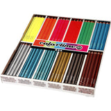 Crayons de couleur triangulaire - métallique et néon, 144e.