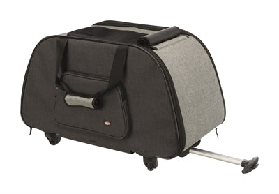 Trixie chariot panier de voyage noir gris clair