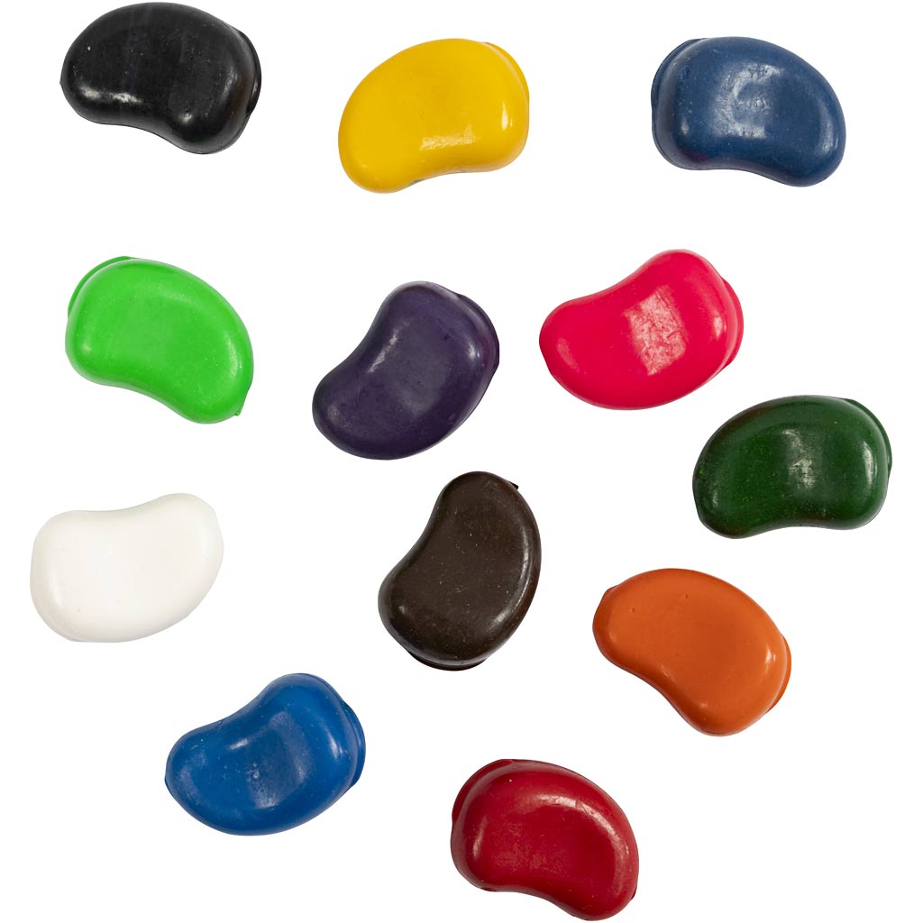 Creativ Company Calks Bean Diverses couleurs, 12e.