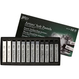Creativ Company Gallery Soft Pastel Set Black White Harmonie, 12st.