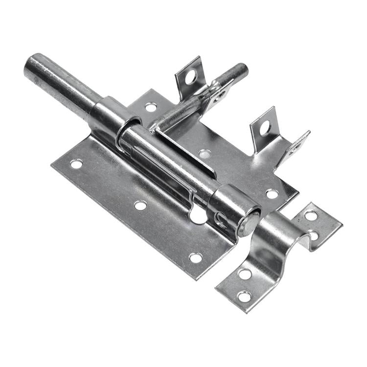 Mack 1069129 - hangslotgrendel blauw verzinkt100 mm | 5 stuks
