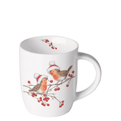 Mug Ambiente 0,2l merles de Noël