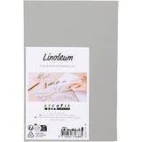 Linoléum Creativ company, format 10x15 cm, épaisseur 3 mm, gris, 2 pièces 1 boîte