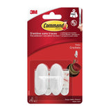3m 1060950 - cmnd strips en designer haken 17082, klein, 2hks + 4s pk | 6 stuks