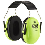 Cache-oreilles peltor 3m pour enfants vert fluo h510ak