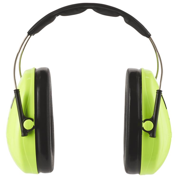 Cache-oreilles peltor 3m pour enfants vert fluo h510ak