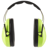 Cache-oreilles peltor 3m pour enfants vert fluo h510ak