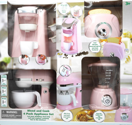 Playgo ensemble de cuisine rose 4 pièces.