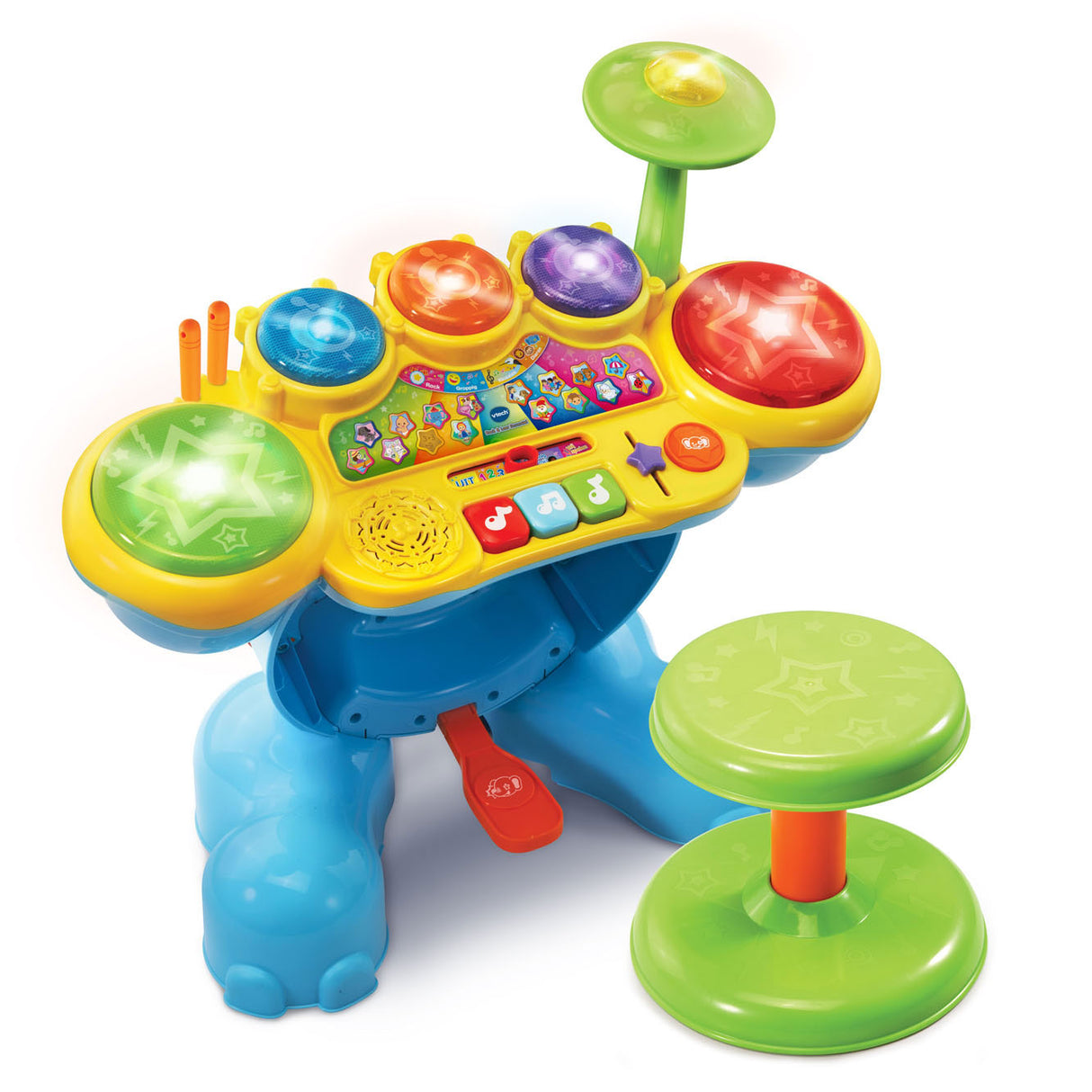 Vtech skinntrommesett juniorblå