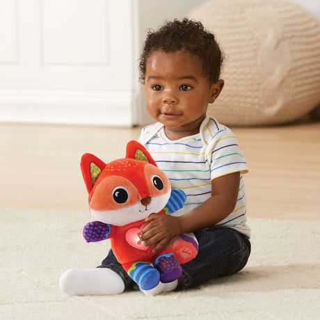 Vtech peluche animaux amis renard - centre d'activités interactif - jouets éducatifs pour bébé - cadeau - 0 ans à 3 ans