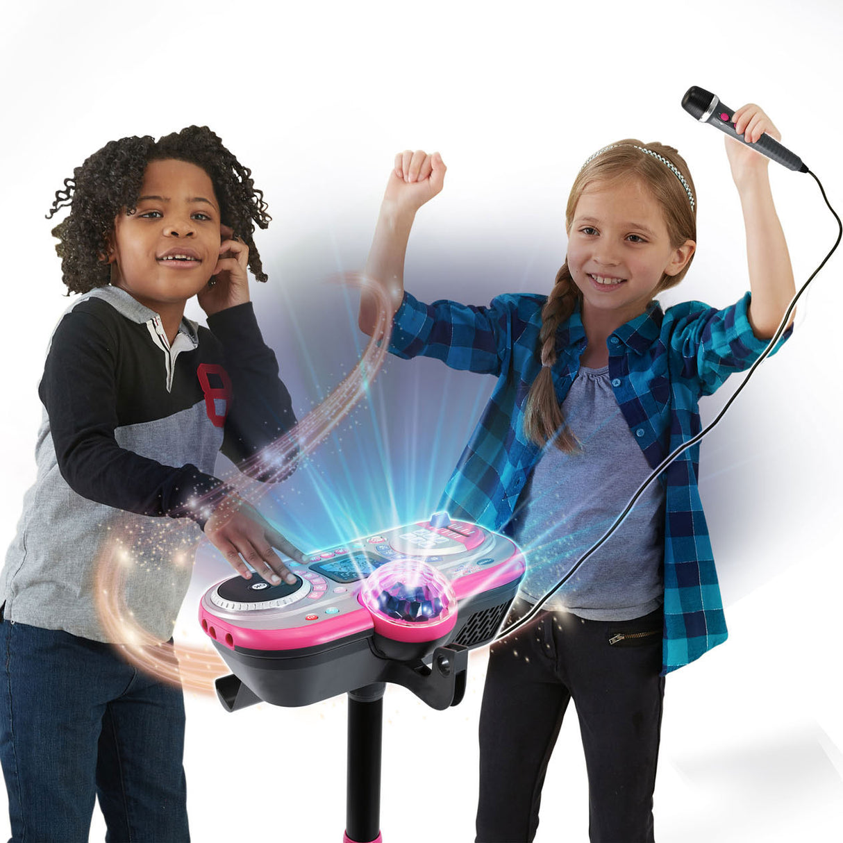 Vtech kidi superstar dj studio ensemble de karaoké enfants - microphone karaoké - jouets interactifs - cadeau - jouets pour enfants de 6 ans et plus