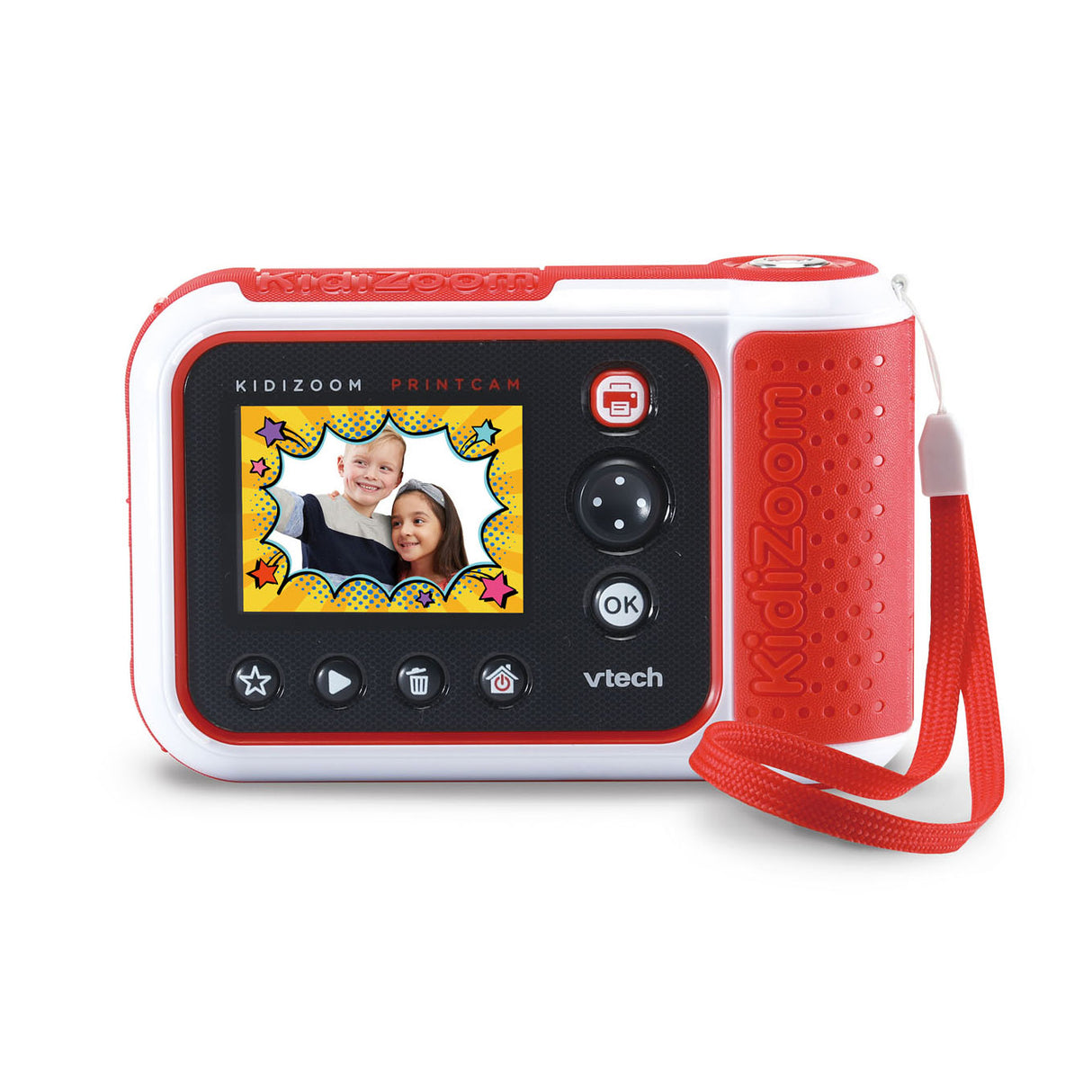 VTech otroška kamera KidIzoom Printcam Junior Red White 4-deli