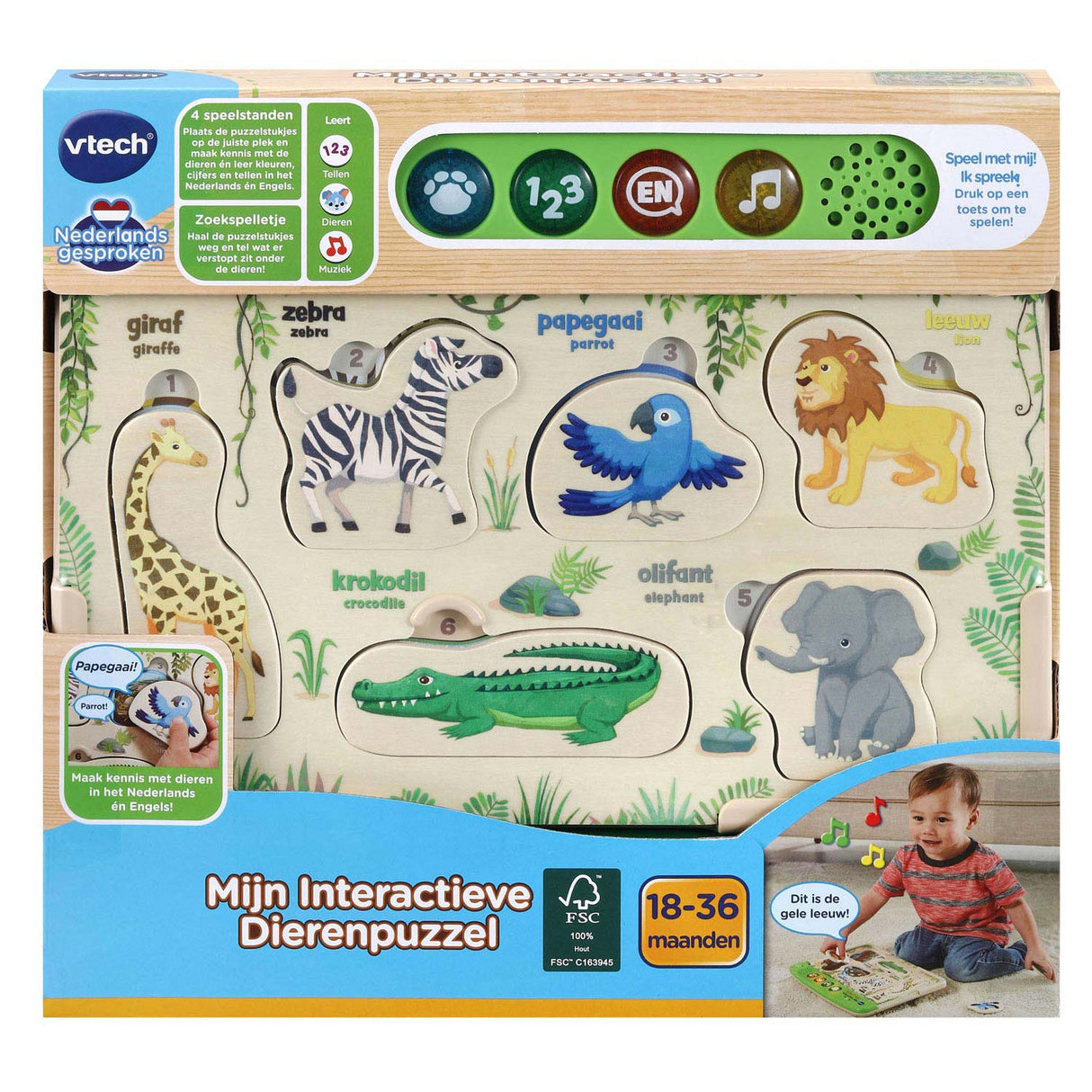 VTech mitt interaktive dyrepuslespill