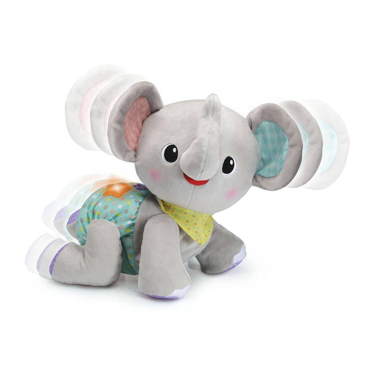 Vtech crawl en cuir éléphant