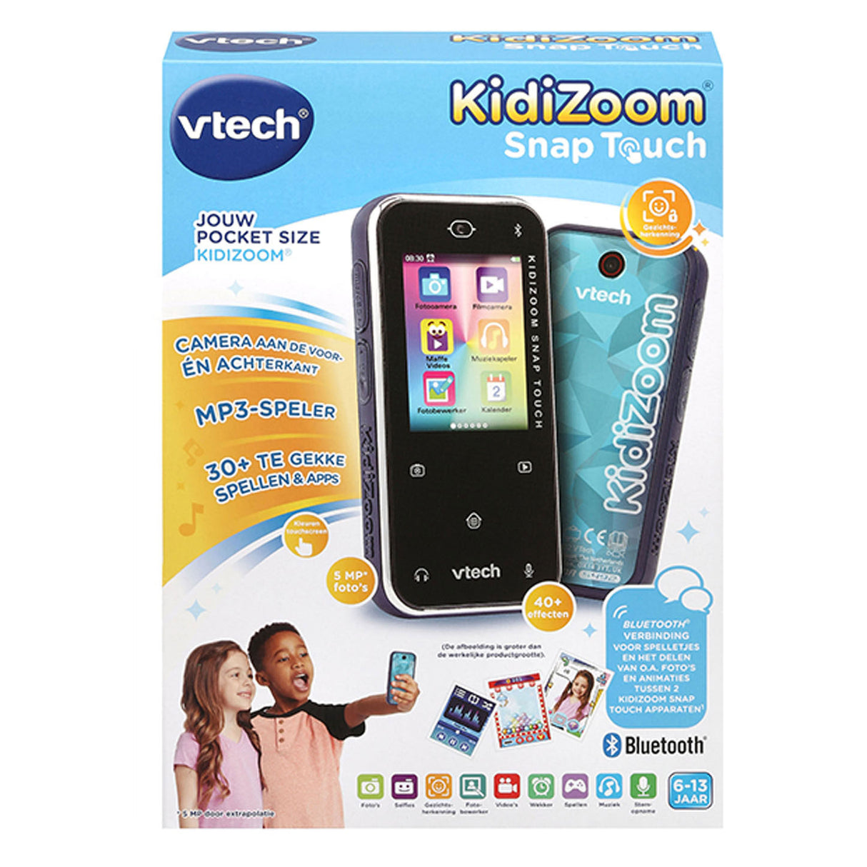 VTech Toy Phone Kidizoom Snap Touch Blue 2-Piece