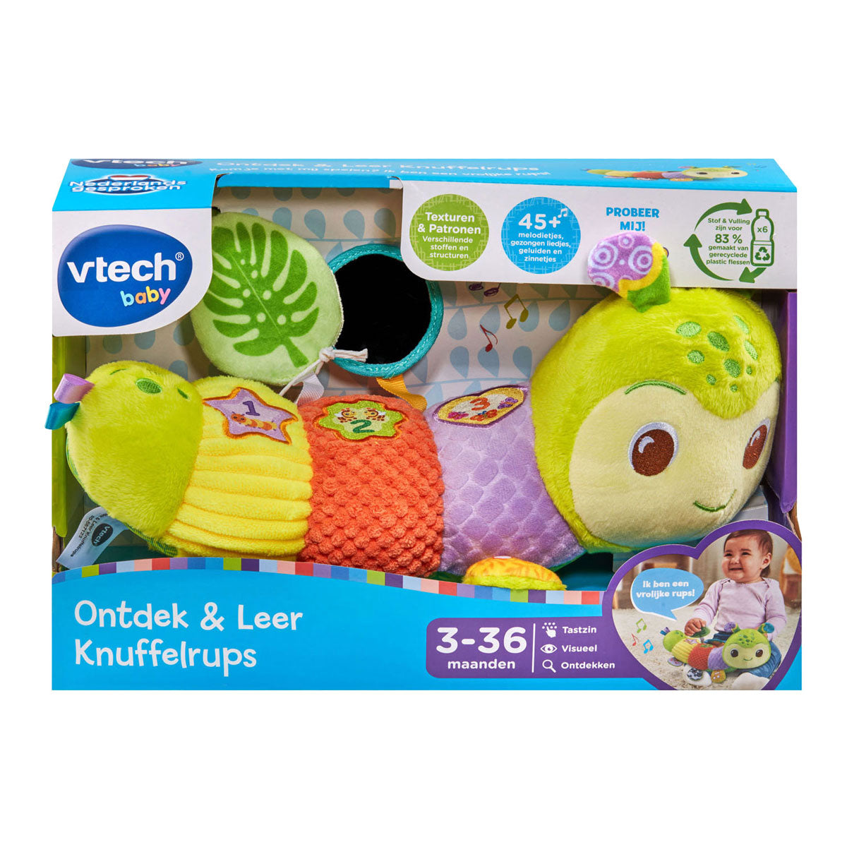 Vtech baby découvre chenille câline en cuir