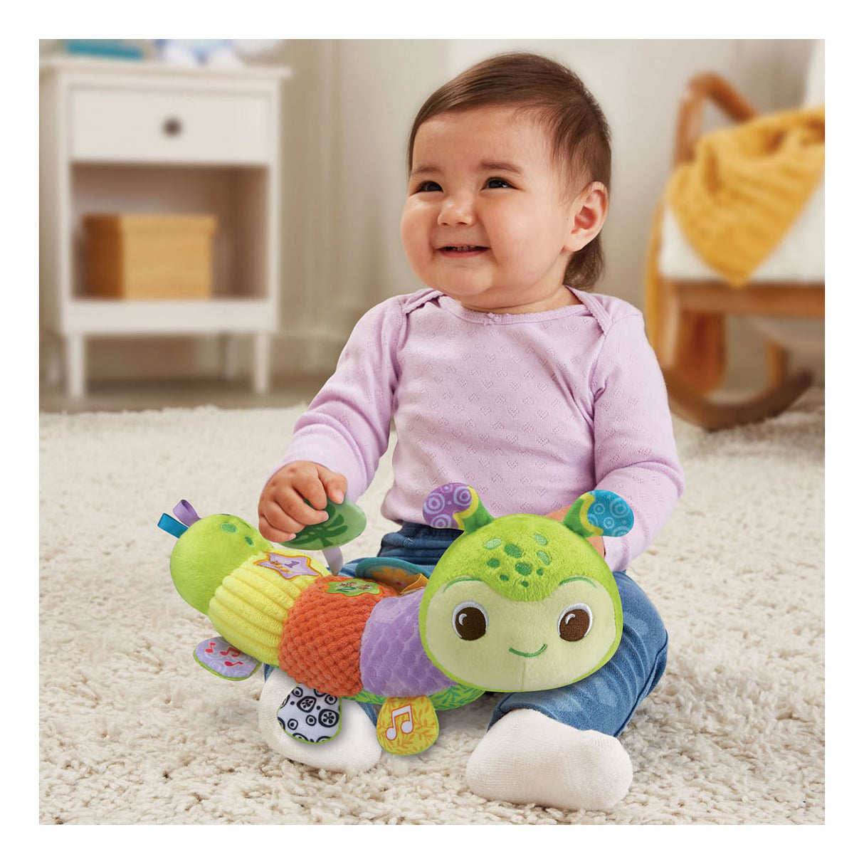 Vtech baby découvre chenille câline en cuir