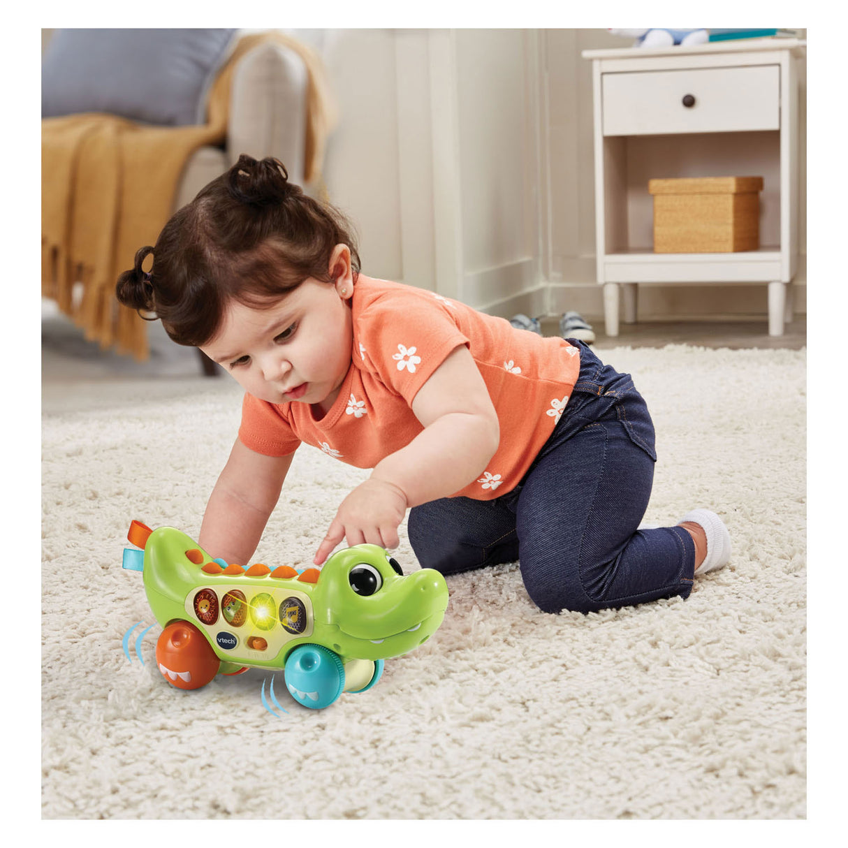 Vtech rouleau bébé fond crocodile