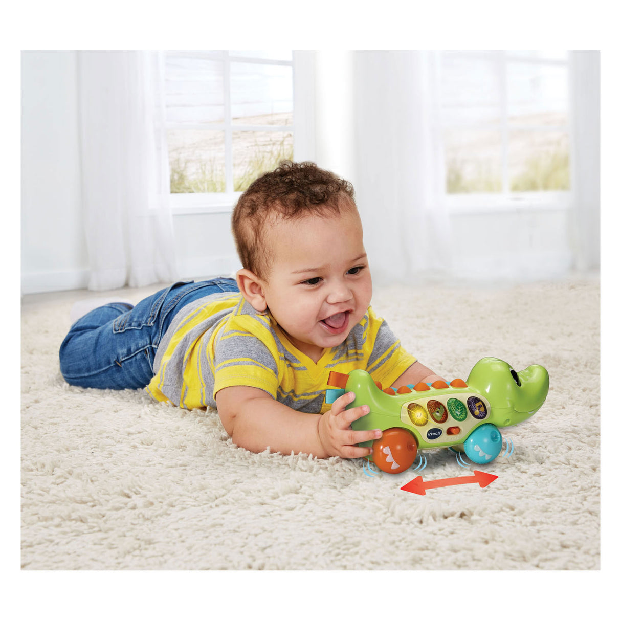 Vtech rouleau bébé fond crocodile