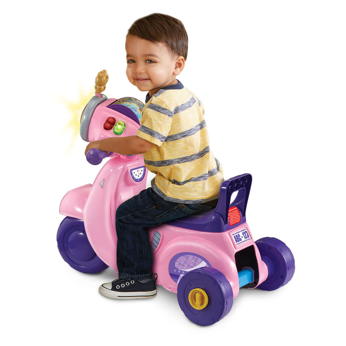 Trottinette de course Vtech 2en1 rose